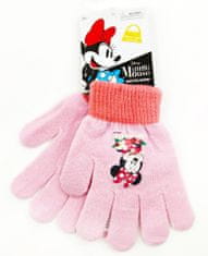 SETINO Dievčenské rukavice "Minnie Mouse" - svetlo ružová - 12x16 cm