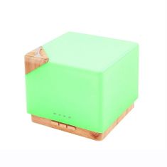 GOLDSUN Aroma Difuzér Cube 700ml osviežovač a zvlhčovač vzduchu - Svetlé drevo