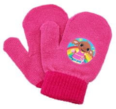 SETINO Dievčenské rukavice Bing - svetlo ružová
