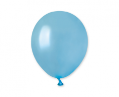 GOLDSUN Latexový balón "Metalizovaný" 5" / 13 cm - modrá