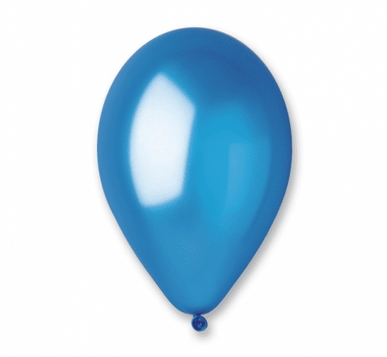 GoDan Latexový balón Metalizovaný 12" / 30 cm - modrá