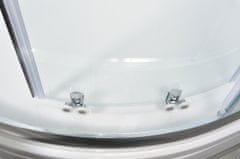 eoshop BRILIANT 90 x 90 cm - Masážny sprchový box model 5 číre sklo