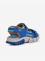 Geox Modré chlapčenské sandále Geox Dynomix 33