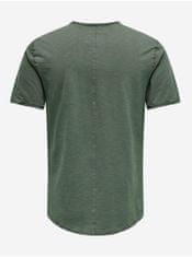 ONLY Zelené melírované tričko ONLY & SONS Benne XL