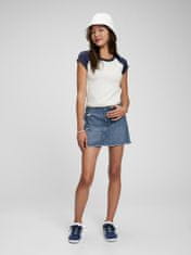 Gap Teen džínsová mini sukňa Washwell 8
