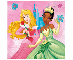 Procos Papierové servítky Disney Princess Popoluška a Ariel - 20 ks