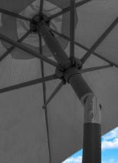 Linder Exclusiv Naklápací slnečník 250 cm Svetlo šedý