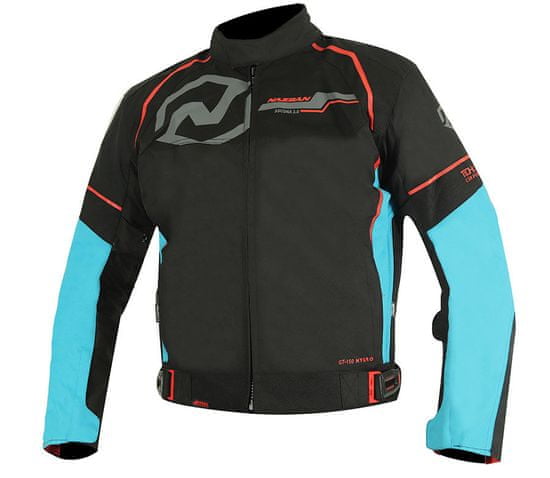 NAZRAN Bunda na moto Ascona 2.0 blue/black men jacket Tech-air compatible