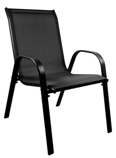 Aga Zahradná stolička MR4400BC Čierna