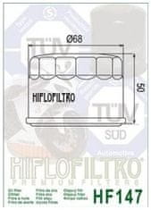 Hiflo olejový filter HF147