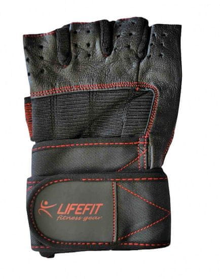 LIFEFIT Fitnes rukavice LIFEFIT TOP, vel. XL, čierne Oblečenie veľkosť: L