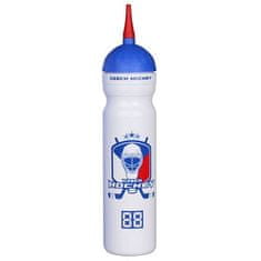 R&B Slovak Hockey športová fľaša s hubicou biela farba: strieborná;objem: 1000 ml