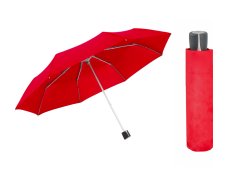 Doppler Fiber Alu Light červený skladací dáždnik Farba: Červená