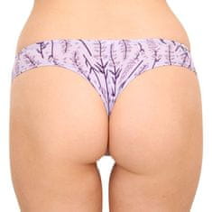 Dedoles Veselé dámske nohavičky brazilky Levanduľa (D-W-UN-BL-C-C-234) - veľkosť L