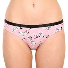 Dedoles Veselé dámske nohavičky Růžové dalmatínce (GMFB146) - veľkosť L