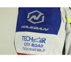 NAZRAN Bunda na moto Cavell Dakar white/blue/grey Tech-air compatible vel. 2XL