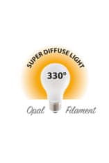 Velamp OPAL FILAMENT žiarovka 12W, E27, 3000K