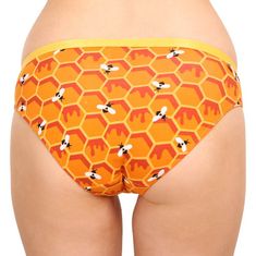 Dedoles Veselé dámske nohavičky Včelí plást (GMFB200) - veľkosť M
