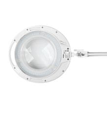 Stolná lampa s lupou do dielne REBEL NAR0461-2, 5D, 10W, 6500K