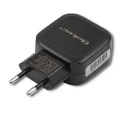 Qoltec Sieťová nabíjačka 20W | PD + kábel USB typu C samec | Kábel USB typu C samec | 1m