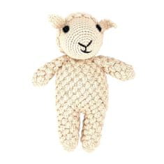 Luna-Leena Kids Odolná ovečka Dolly z organickej bavlny - mäkká hračka - krémová
