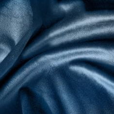 DESIGN 91 Zamatový záves s krúžkami - Melanie, námornícky modrý 215 x 250 cm