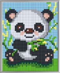 Pixelhobby Diamantové maľovanie - sada 4 základných dosiek - Panda