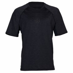AQUALUNG Pánske lycrové tričko LOOSE FIT kr. rukáv, čierna/sivá čierna 3XL