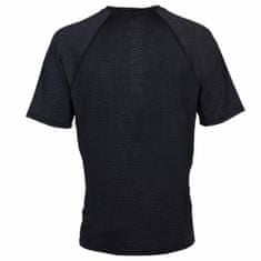 AQUALUNG Pánske lycrové tričko LOOSE FIT kr. rukáv, čierna/sivá čierna 2XL