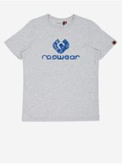 Ragwear Svetlošedé melírované chlapčenské tričko Ragwear Cheero 128