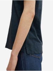 Tom Tailor Tmavomodré dámske basic tričko Tom Tailor XS
