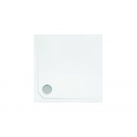Besco ACRO, vanička z mramoru, štvorec, 80x80x3, 5 cm, biela farba, bez nožičiek VANKACRO80 - Besco