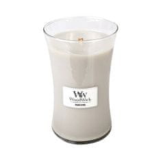 Woodwick Vonná sviečka váza Warm Wool 609,5 g