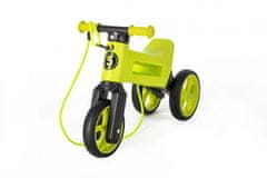 Funny Wheels Odrážadlo Rider SuperSport zelené 2v1 + popruh, vyššie. sedla 28 / 30cm nos. 25kg 18m + v sáčku