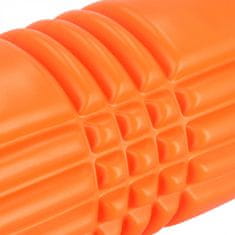 Spokey MIX ROLL Masážny fitness valec 3v1, 45 cm, oranžový