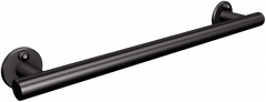 ANDEX Rovný držiak sprchy 47 cm čierny 804/470NG (čierna nehrdzavejúca oceľ)