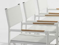 Couture Jardin Luxusné záhradné jedálenské stolička POLO dining chair šedá