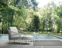 Couture Jardin Luxusné záhradné kreslo CUDDLE armchair šedá
