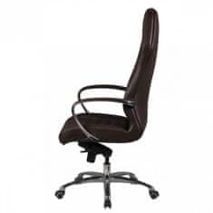 Bruxxi Kancelárska stolička Liner, 136 cm, červenohnedá