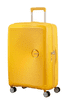 Cestovný kufor Soundbox 67cm žltá Spinner rozšíriteľný