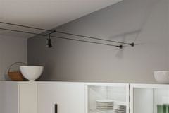 Paulmann PAULMANN CorDuo lankový systém montážny set držiak na stenu čierna mat 94602