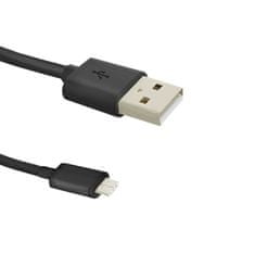 Qoltec Sieťová nabíjačka 12W | 5V | 2,4A | USB + kábel USB typu C