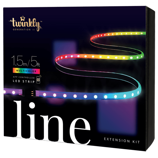 Twinkly LINE predlžovací pásik RGB, 1,5 m, B