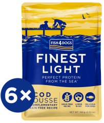 Fish4Dogs Lahodné vrecko pre psov 99 % treska 6x 100 g