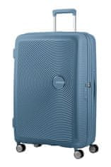 American Tourister Cestovný kufor Soundbox 77cm modrá Spinner rozšíriteľný 97L