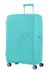 American Tourister Cestovný kufor Soundbox 77cm modrá Spinner rozšíriteľný