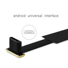 Northix Qi adaptér – bezdrôtový nabíjací prijímač pre Micro-USB – čierny 