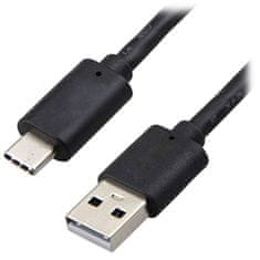 Northix Kábel USB na USB-C – 1 m – čierny 