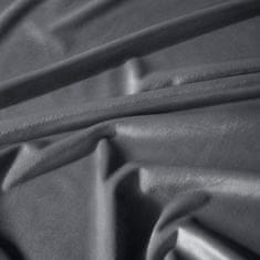 DESIGN 91 Zamatový záves s riasiacou páskou - Melanie, grafitový 140 x 270 cm