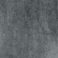 DESIGN 91 Zamatový lesklý záves s krúžkami - Samanta, grafitový 140 x 250 cm